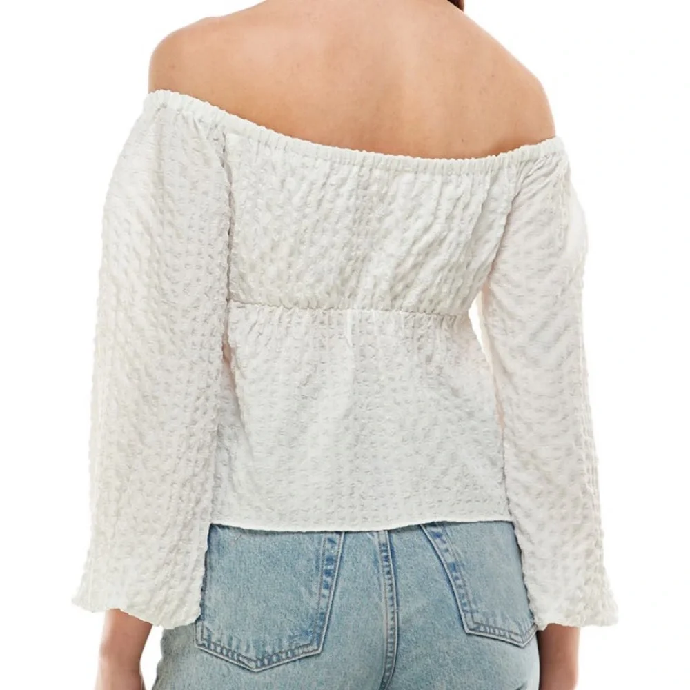 WAYF ✨ VALLEY OFF THE SHOULDER TOP NWT - Picture 3 of 4